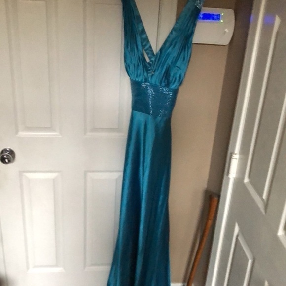 Jessica long Dress Gown Hollywood glamour - Picture 2 of 13